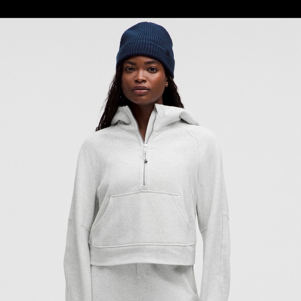 Lululemon Scuba Half Zip cropped hoodie